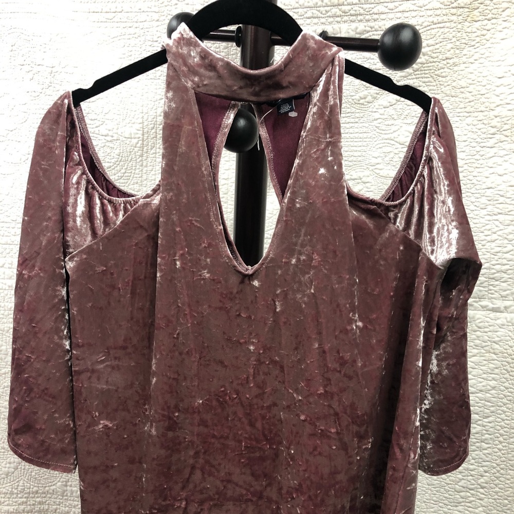 American Eagle Outfitters Pink Velvet Small